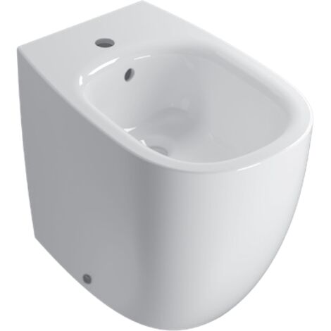 Bidetmulti a terra in ceramica 53x35 cm Globo Daily DN009BI  Bianco - Ceramica