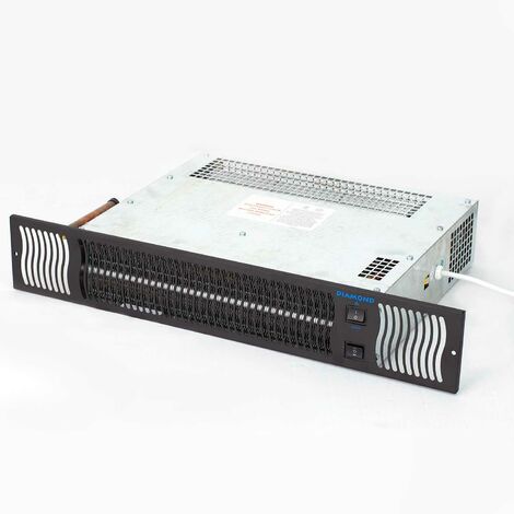 Bidex 900 Central Heating Plinth Heater with Black Grille