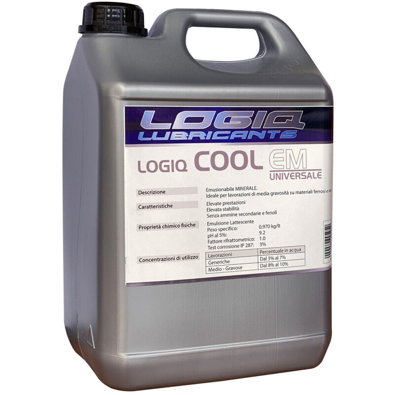 

Bidón 5 L lubricorefrigerante emulsionable Logic Cool EM ( 01ME05) - Faren