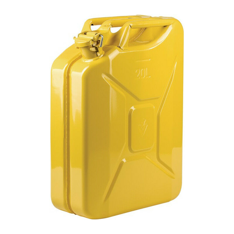 

Bidón de combustible 20l amarillo zinc RAL 1018 chapa de acero L345xL165xH470mm VALPRO