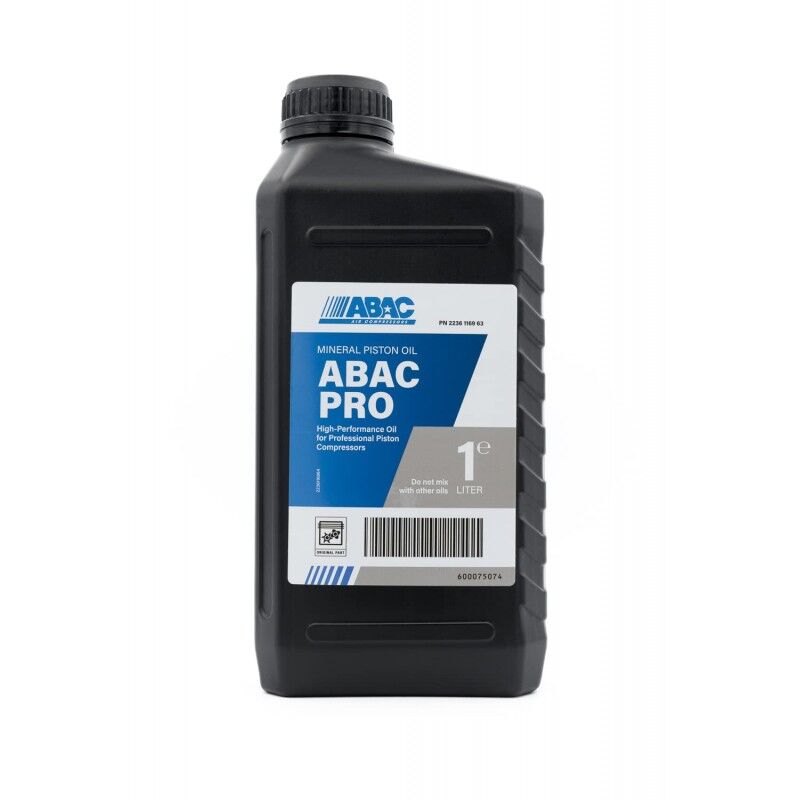 Abac - Bidon 1L Huile Lubrifiante Minérale pro Pour Compresseur d'Air à Pistons iso vg 100 - 2236116963