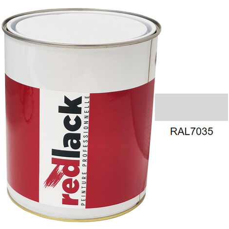 Bidon 3L Peinture – RAL 7035 – Gris clair – Satiné – multisupport – Redlack