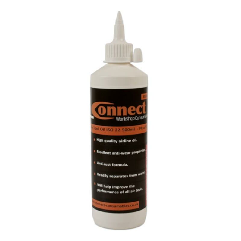 Connect - huile pour outil pneumatique et lubrificateur iso 22 - bidon 500ML