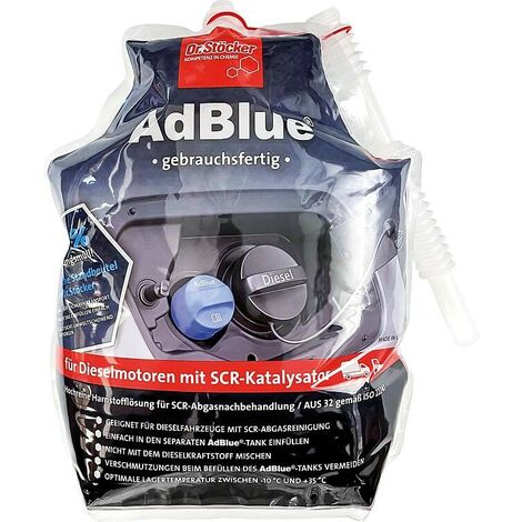 AdBlue® bidon 10 litres avec bec verseur. Palette 60 bidons