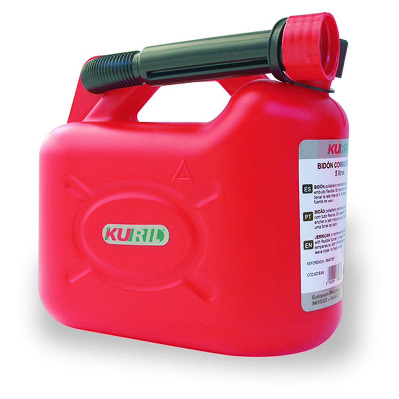

Bidón combustible 5 litros homologado rojo
