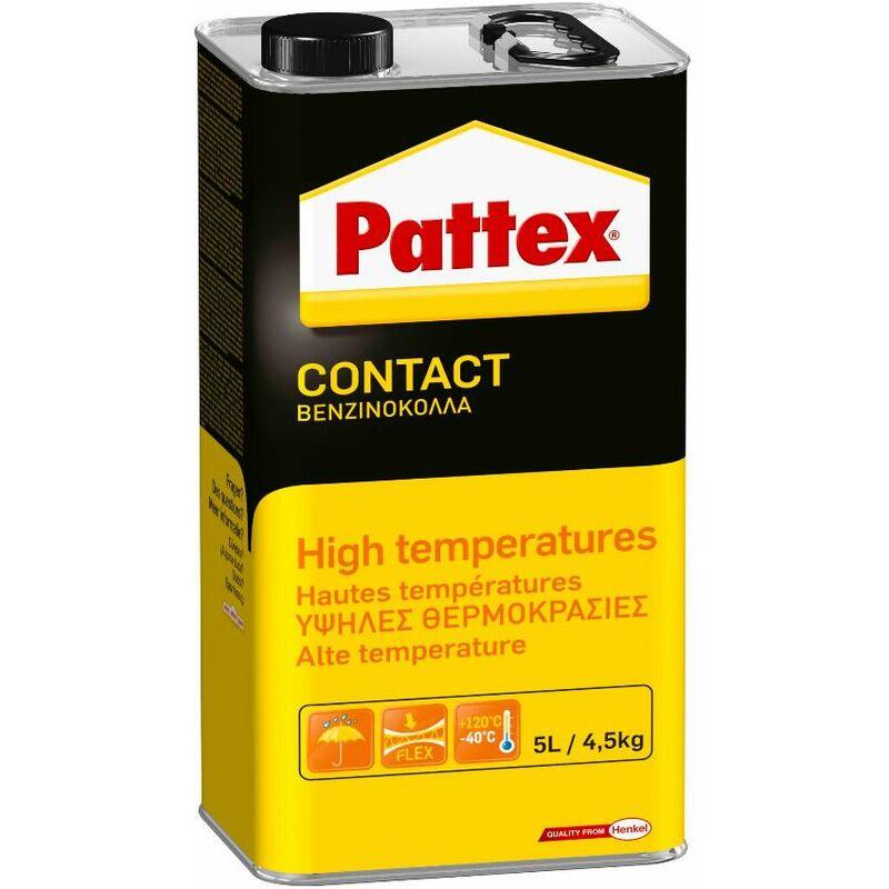 Colle contact haute température bidon 4.5 kg - 1419294 - Pattex