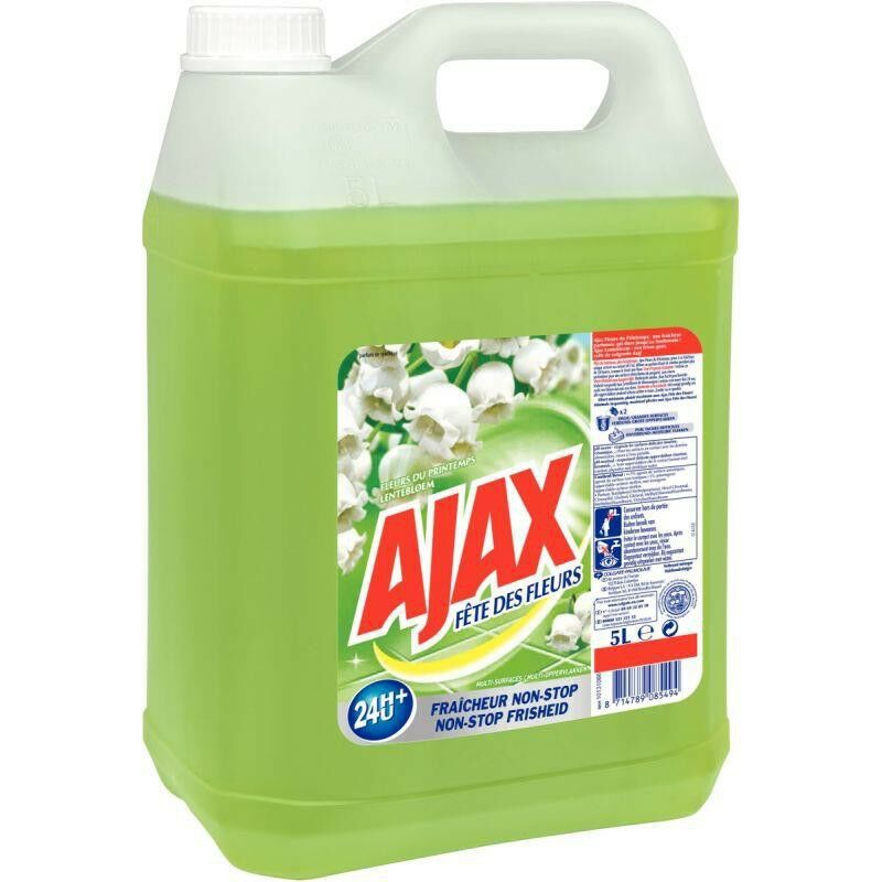 Ajax - Bidon de 5 litres de nettoyant multi-usages senteur brassée de fleurs