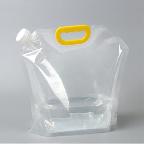 Bidon de 5 litres pour mélanger le concentré liquide et la terre pour arrosoir, réservoir ou sac d'arrosage pliable, récipient de stockage en plastique