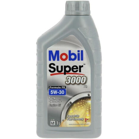 Bidón de aceite de motor - MOBIL - S3000 5W30 FE - 1 L - 4 estaciones