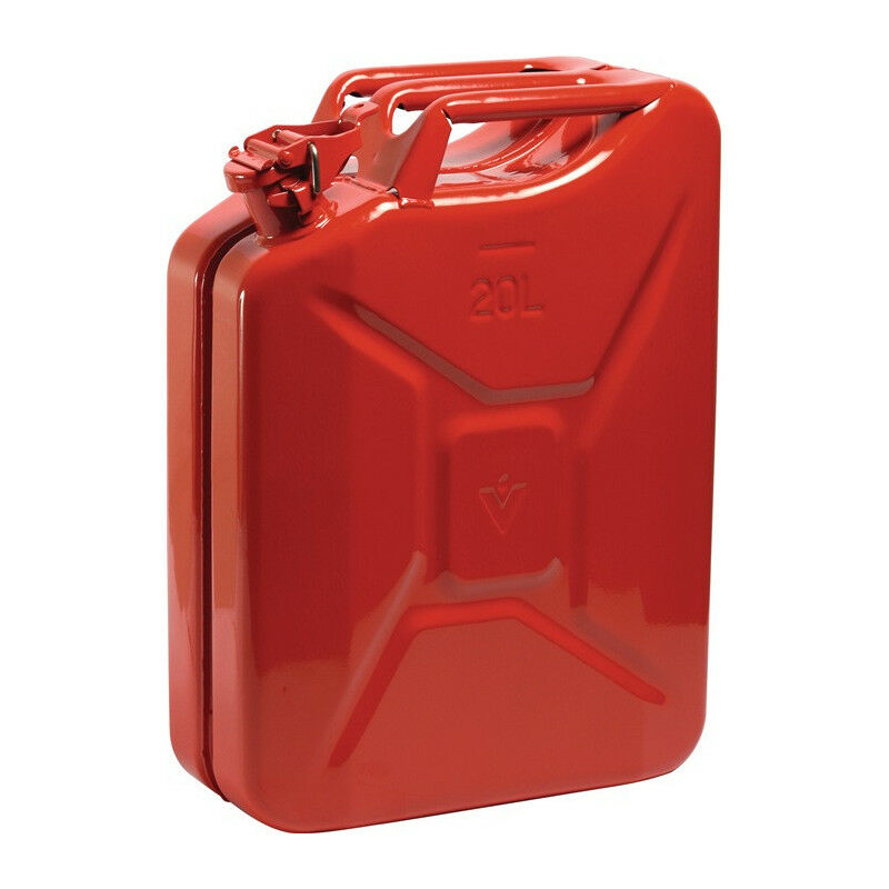 

Bidón de combustible 20l rojo fuego RAL 3000 chapa de acero L345xL165xH470mm VALPRO