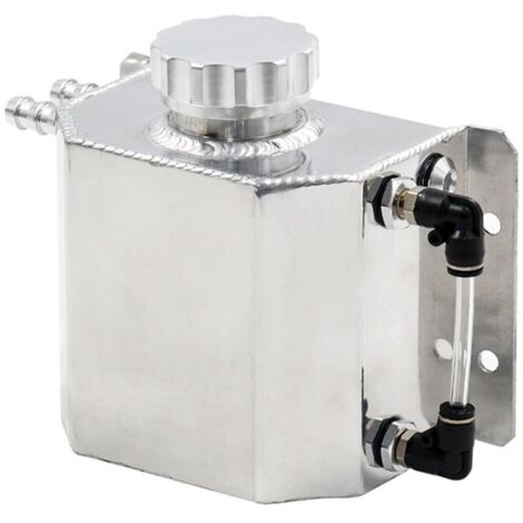 Bidon de D'huile de Véhicule en Aluminium 1 L Réservoir de Reniflard D'huile Vidange