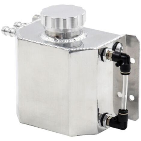 Bidon de D'huile de Véhicule en Aluminium 1 L Réservoir de Reniflard D'huile Vidange
