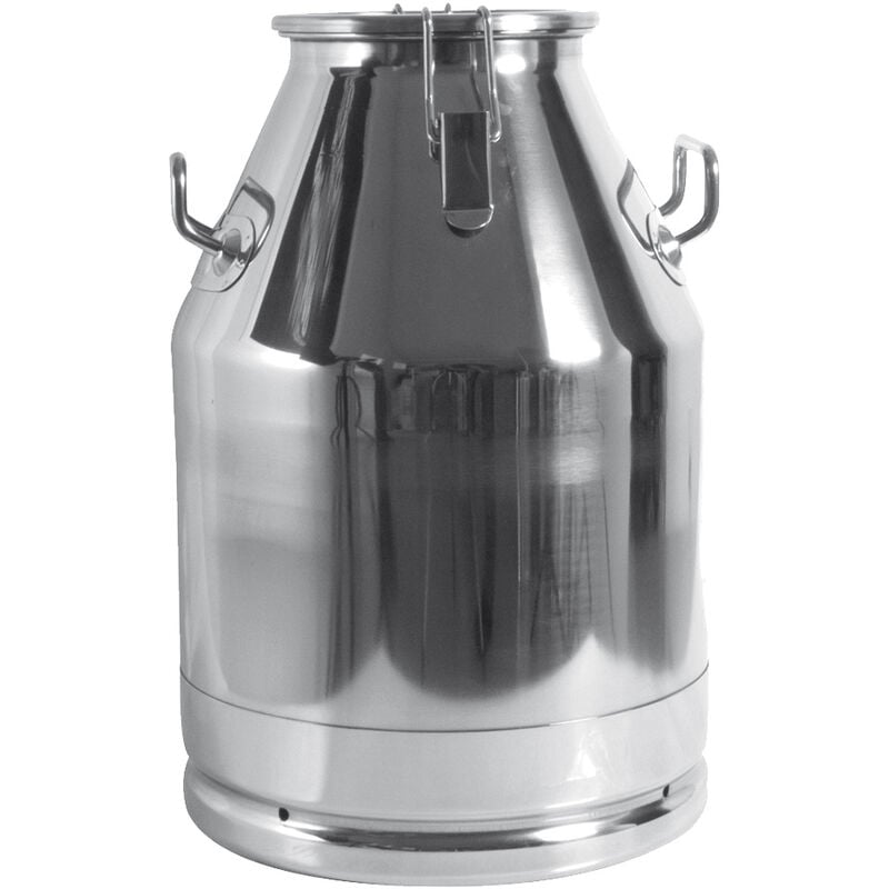 Ukal - Bidon de lait pour transport en acier inox 30L