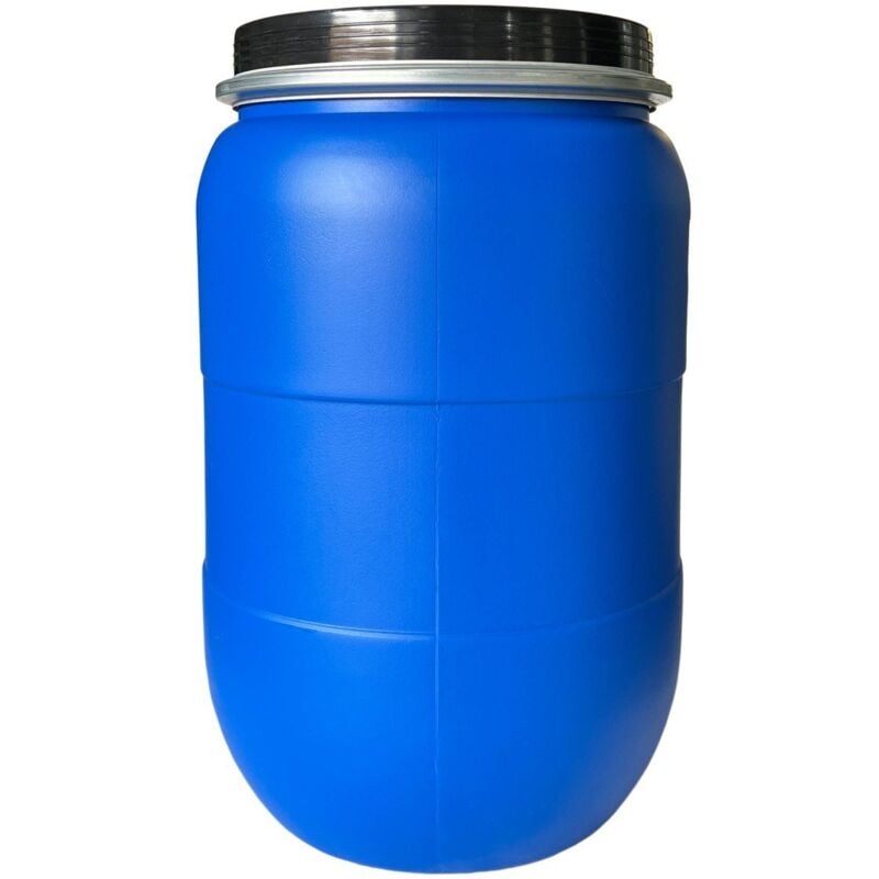 

Bidón de plástico con boca ancha de 30L | hermetico cierre ballesta| Alimentario