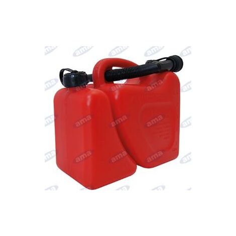 Bidón de plástico de doble uso capacidad 5lt + 2,5lt AMA 79556
