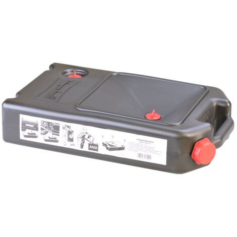 Bidon de vidange 8l noir HDPE L300xL130xH500mm HÜNERSDORFF
