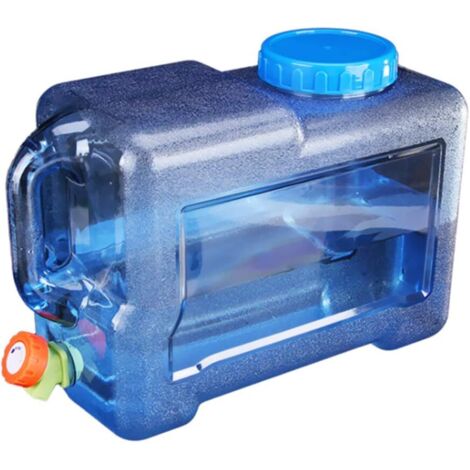 Bidon d'eau 12L, bidon d'eau avec robinet, réservoir d'eau, bidon d'eau potable portable, bidon d'eau, bidon d'eau sans BPA, pour extérieur, camping, stockage de boisson