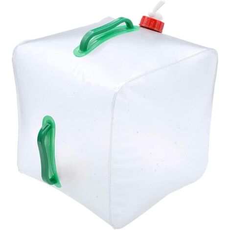 Bidon d'eau 20L bidon d'eau pliable réservoir d'eau sac à eau bidon pliable réservoir d'eau stockage d'eau pour bureau camping jus boissons cocktails capacité