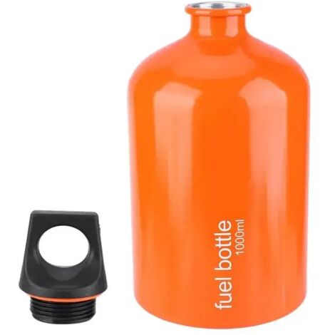 Bidon d'essence en aluminium pour kérosène, alcool, diesel, huile, réchaud de camping à combustion pour pique-nique en extérieur, 530/750/1000 ml, réchauds de cuisine portables