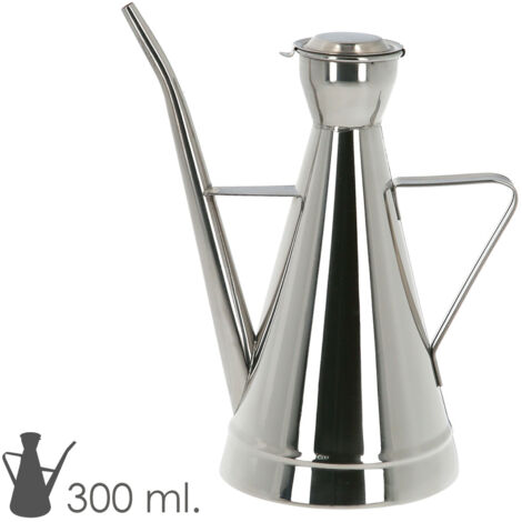 Bidon d'huile en acier inoxydable "Elegant" 300 ml.
