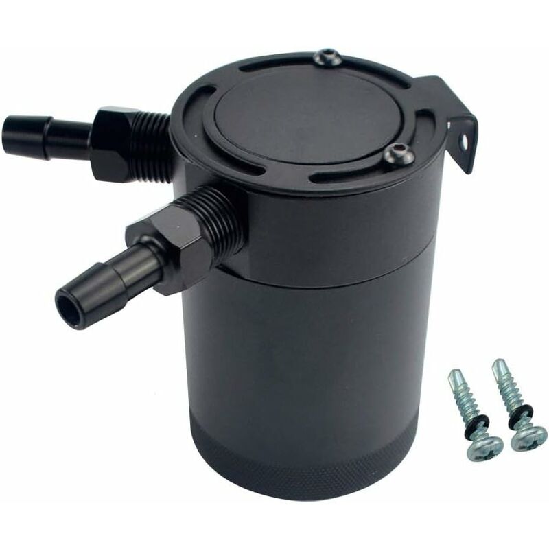 Aougo - Bidon d'huile for moteur Composants Universel de voiture 2 trous Pot de récupération du gaz de récupération des huiles usées,Pot de
