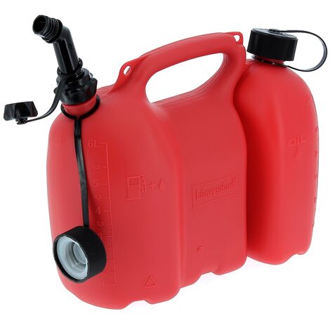 Bidon tanque de gasolina combustible 10 L, homologado, tubo caño flexible,  tapa