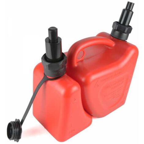 Bidon double 2 et 5 litres avec bec verseur auto-stop