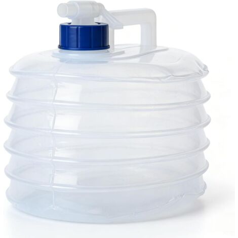 Bidon Eau 5L, Bidon Eau avec Robinet, Seau d’Eaus Pliable avec Robinet pour Camping, Pique-niques et Voyages