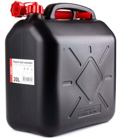 Bidon en plastique noir 20L