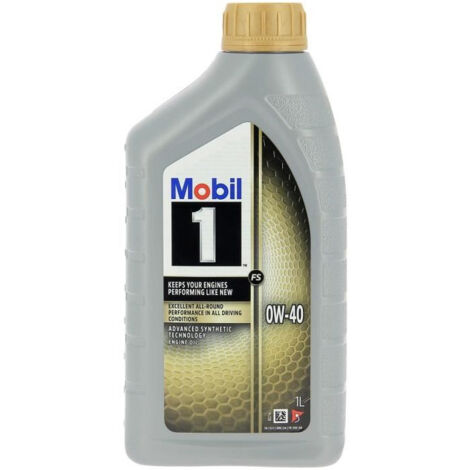 Bidon huile de moteur - MOBIL1 - 0W-40 FS - 1 L - 4 saisons