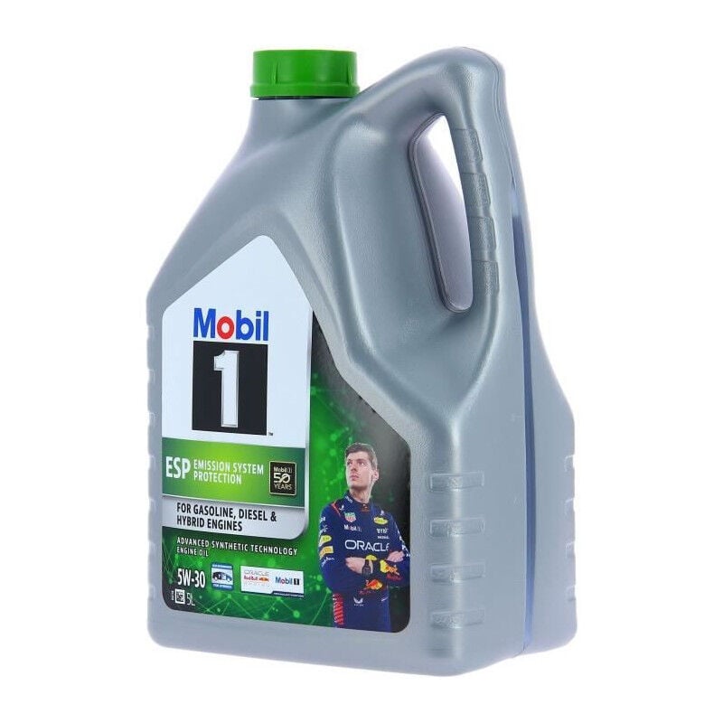 Bidon huile de moteur - MOBIL1 - 5W30 ESP - 5 L - 4 saisons