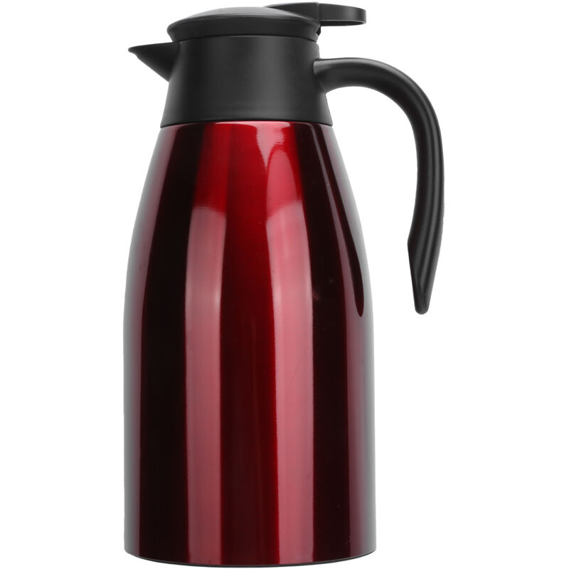 Bidon Isotherme 2L en Acier Inox - Thermos Vacuum pour Voyage, Bureau ou Maison