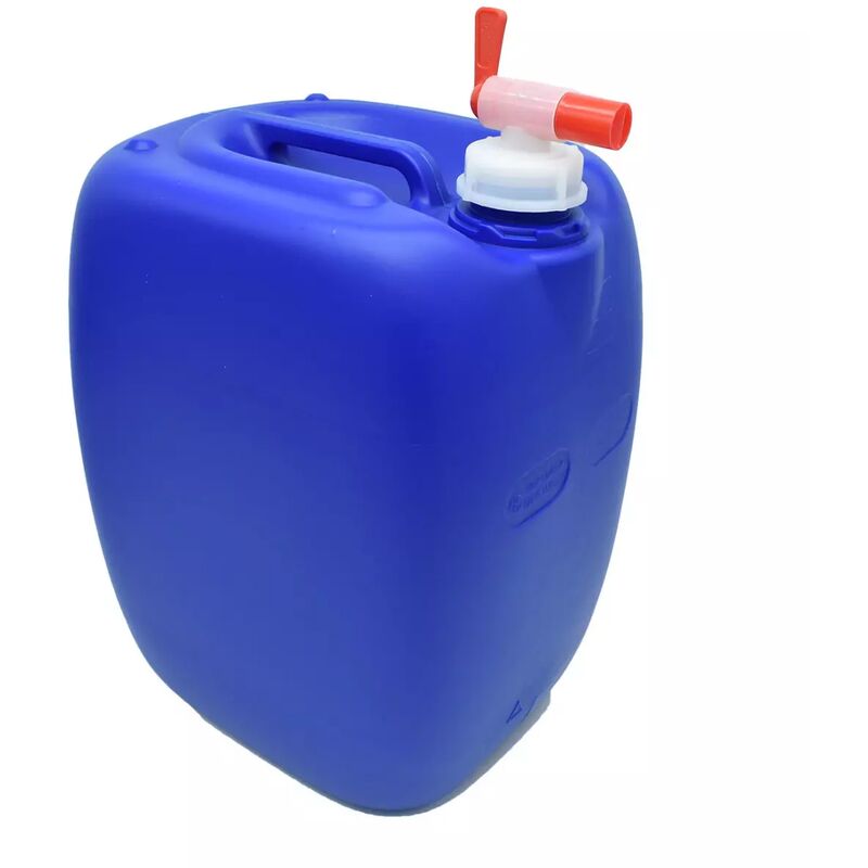 Bidon / Jerrycan 20 litres bleu vide avec robinet aeroflow