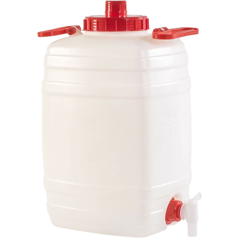 Boudech - Bidon pour aliments avec robinet en polyéthylène - 25 Lt