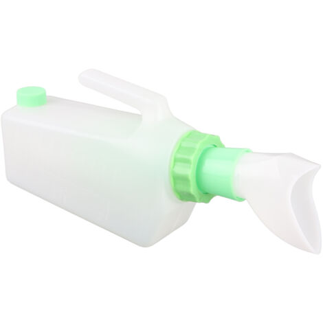 Bidon urinaire féminin 1000ml, étanche et portable pour déplacements ou alitement