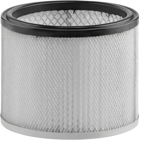 Bidone Aspiracenere 800W 15L Metallo Filtro HEPA Nero Barbecue Camini