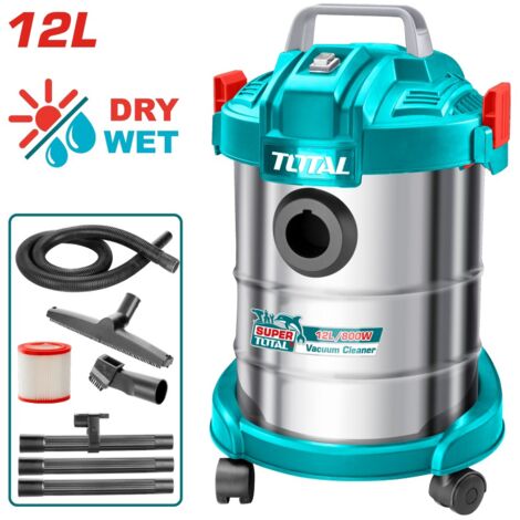 Bidone aspiratutto compatto da 12L con motore da 800W