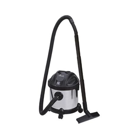 BIDONE ASPIRATUTTO DOMO RAC INOX Lt. 15 ASPIRA SOLIDI E LIQUIDI