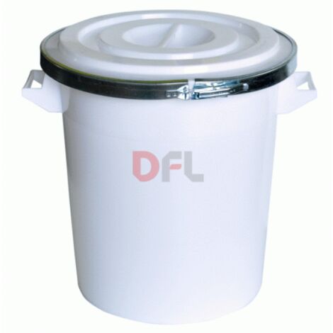 BIDONE FUSTO INDUSTRIALE PER ALIMENTI CHIUSURA METALLICA LT 75   DF  840222