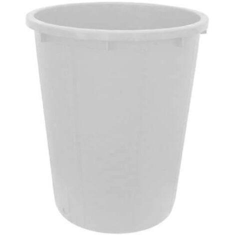 BIDONE IMMONDIZIA SOVRAPPONIBILE Lt 100 - Ø 53 x  h 66 cm - bianco ICS