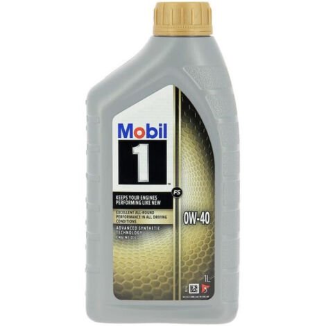 Bidone olio motore - MOBIL1 - 0W-40 FS - 1 L - 4 stagioni