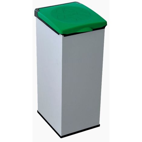 box copri bidoni spazzatura da esterno, porte e coperchio apribili in legno  di abete verde chiaro - Arredo per outdoor - Acquista su Ventis.