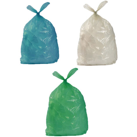 Bidone per rifiuti 120 LT pattumiera raccolta differenziata contenitore hotel condominio ristoranti certificato UNI EN 840 - colorigenerali: SET 3 KG SACCHETTI COLORI ASSORTITI