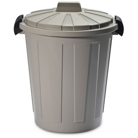Bidone Plastmeccanica ladybin colore tortora 25 lt