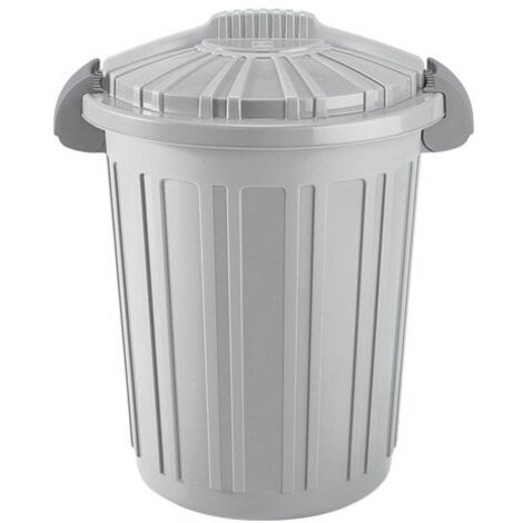BIDONE UNIVERSALE AURORA LT.46 GRIGIO CHIARO