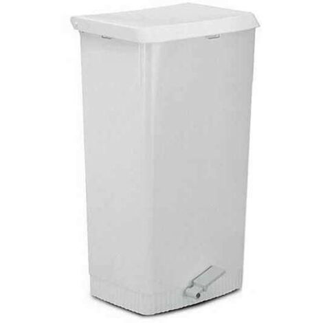 Bidone Universale Bianco da 60 litri con Chiusura Giganpl, Modello 5075/M