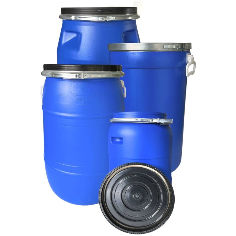 

Bidón de plástico de boca ancha | Azul | SELECCIONE CAPACIDAD - color :65 LITROS (Con Asas) - 65 LITROS (Con Asas) - 65 LITROS (Con Asas)