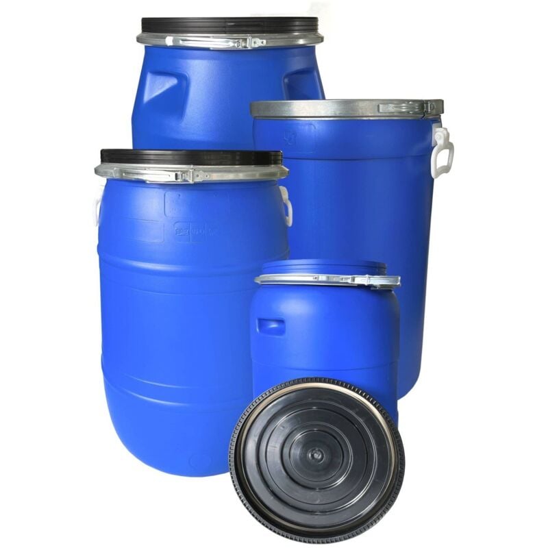

Bidón de plástico de boca ancha | Azul | SELECCIONE CAPACIDAD - color :30 LITROS - 30 LITROS - 30 LITROS