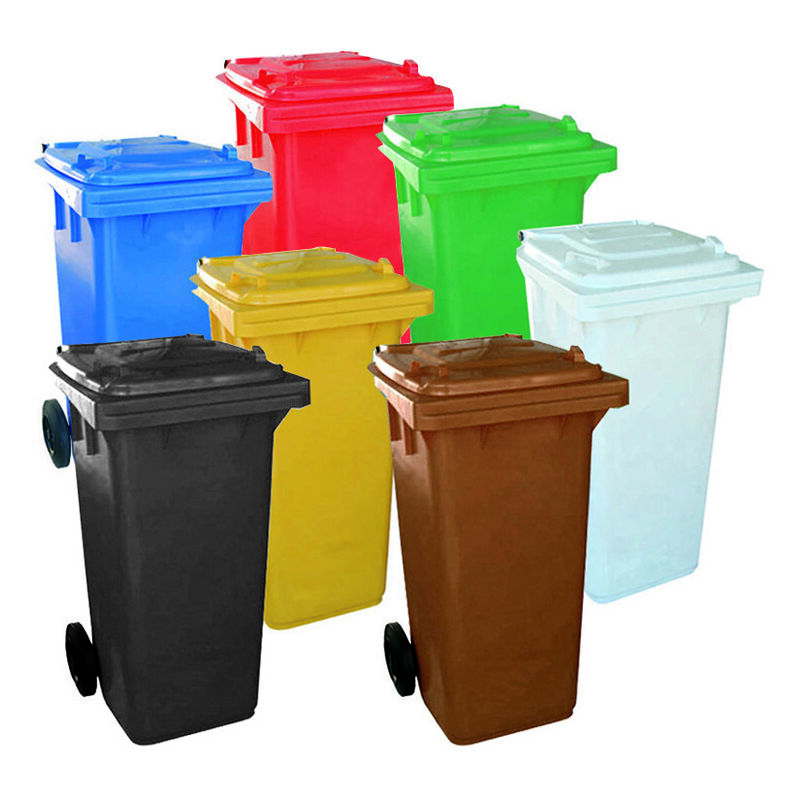 MOBIL PLASTIC S.P.A. Kit 4 bidoni Raccolta differenziata 100 lt. Giallo