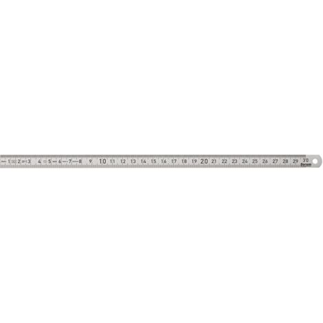 Biegsamer Stahlmaßstab 300x13 mm rostfrei FORUM